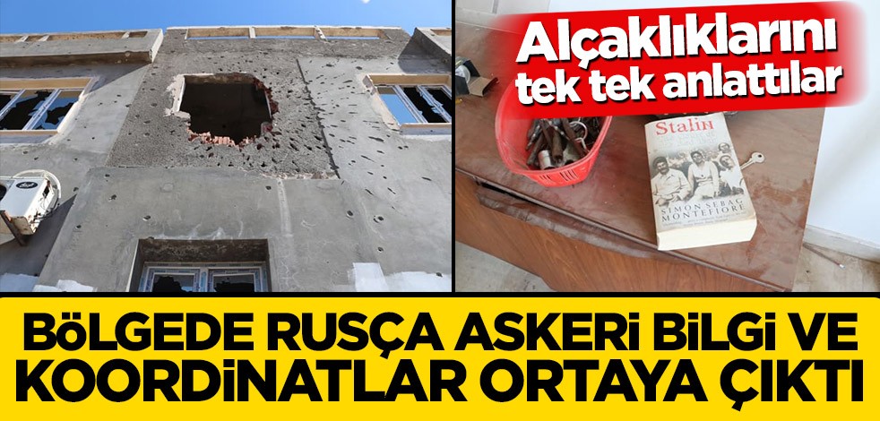Alçaklıklarını tek tek anlattılar! Bölgede Rusça askeri bilgi ve koordinatlar ortaya çıktı