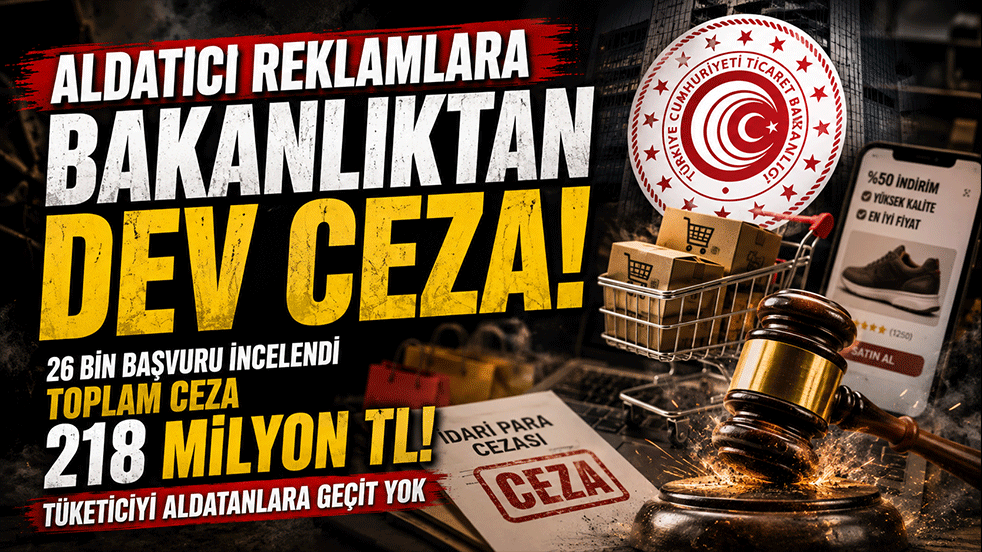 Aldatıcı reklamların faturası ağır oldu! Bakanlık cezayı kesti: 218 milyon TL
