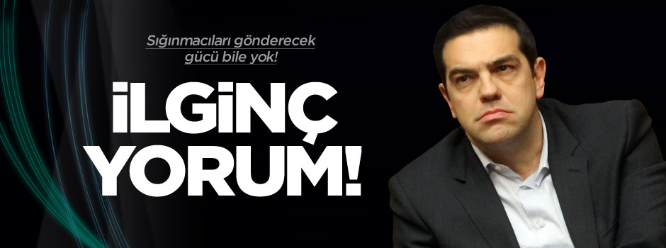 Aleksis Çipras "Türkiye-AB anlaşmasını" yorumladı