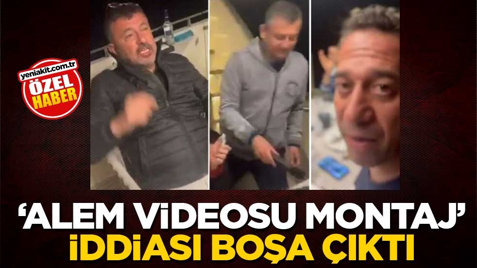 ‘Alem videosu montaj’ iddiası boşa çıktı