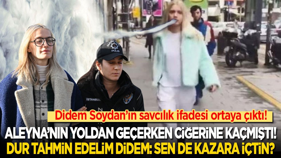 Aleyna'nın da yoldan geçerken ciğerine kaçmıştı! Manken Didem Soydan'ın uyuşturucu savunması güldürdü