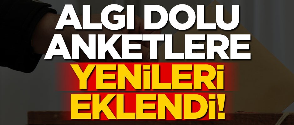 Algı dolu anketlere yenileri eklendi! İki anketçi konuştu