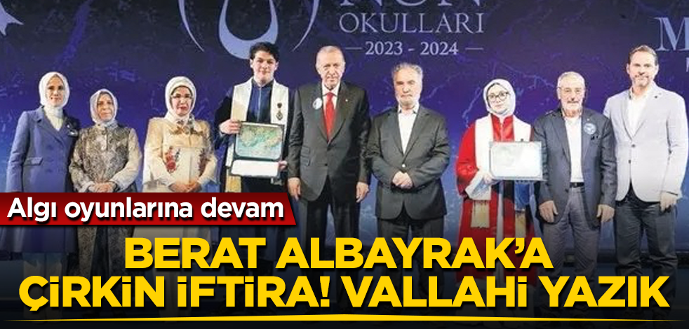 Algı oyunlarına devam! Berat Albayrak'a çirkin iftira! Vallahi yazık