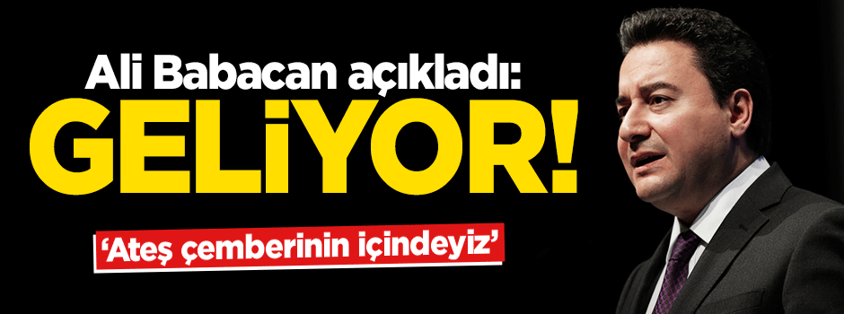 Ali Babacan: 2. Nesil reformlar geliyor