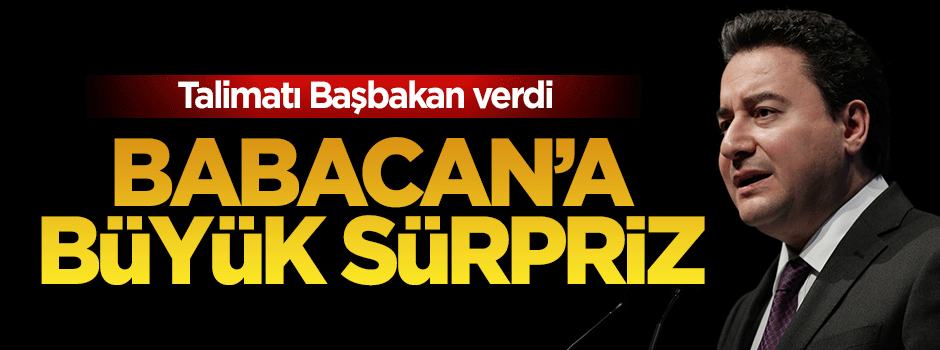 Ali Babacan'a Başbakan Yardımcısı odası verildi