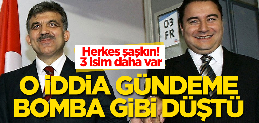 Ali Babacan'ın 4 cumhurbaşkanı adayı var! İşte o isimler