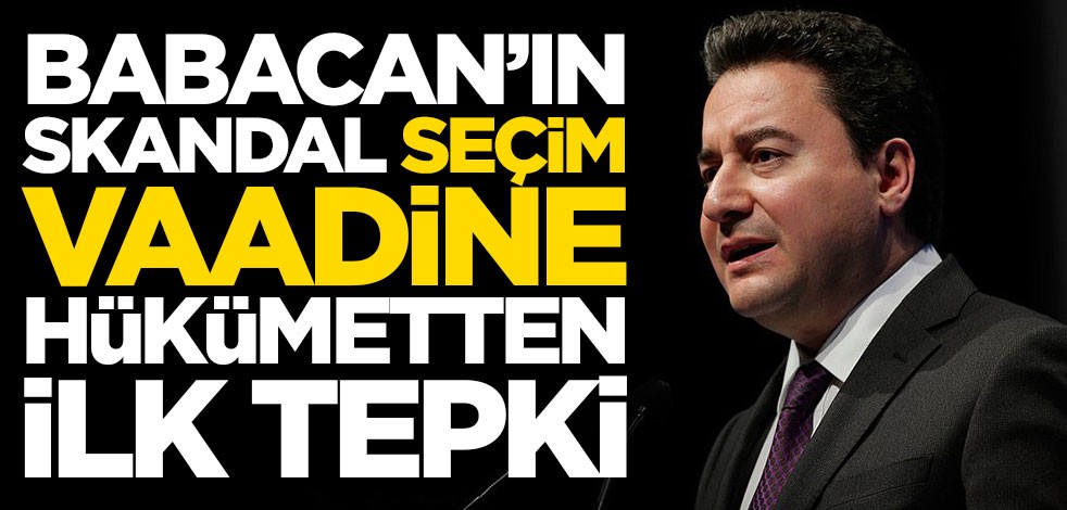 Ali Babacan'ın skandal seçim vaadine Fahrettin Altun'dan cevap