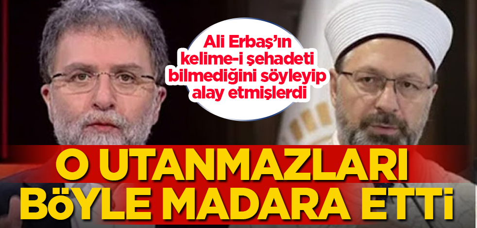 Ali Erbaş’ın kelime-i şehadeti bilmediğini söyleyip alay etmişlerdi! Ahmet Hakan, o utanmazları böyle madara etti