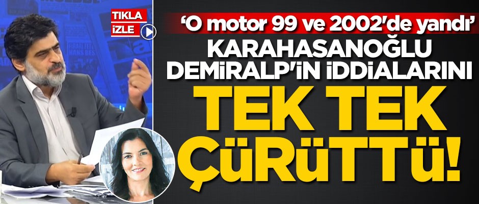 Ali İhsan Karahasanoğlu'ndan Prof. Selva Demiralp'e sert tepki