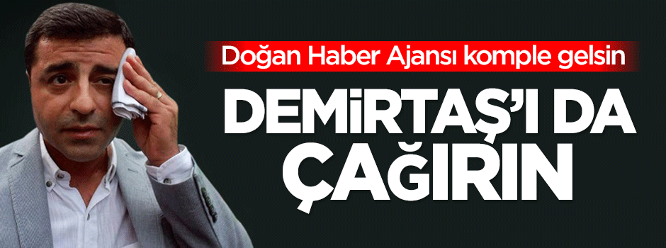 Ali Karahasanoğlu: Doğan Haber Ajansı komple gelsin