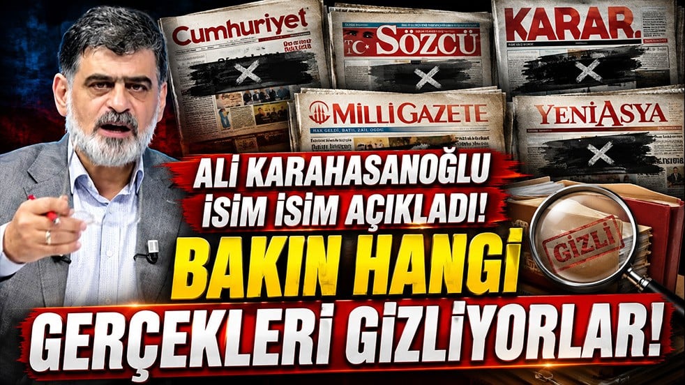 Ali Karahasanoğlu isim isim açıkladı: Bakın hangi gerçekleri gizliyorlar!