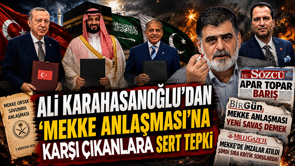 Ali Karahasanoğlu’dan 'Mekke Anlaşması'na karşı çıkanlara sert tepki