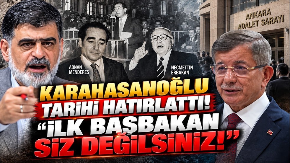 Ali Karahasanoğlu’ndan Davutoğlu’na tarihi hatırlatma: İlk başbakan siz değilsiniz