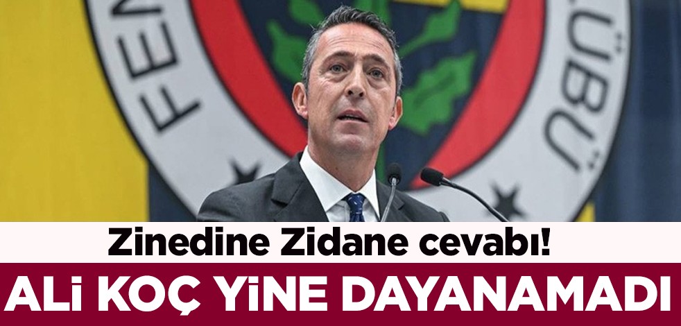 Ali Koç yine sessiz kalmadı: Zinedine Zidane cevabı! Duyan yok artık dedi... İlgili iddialı sözleri gündem oldu