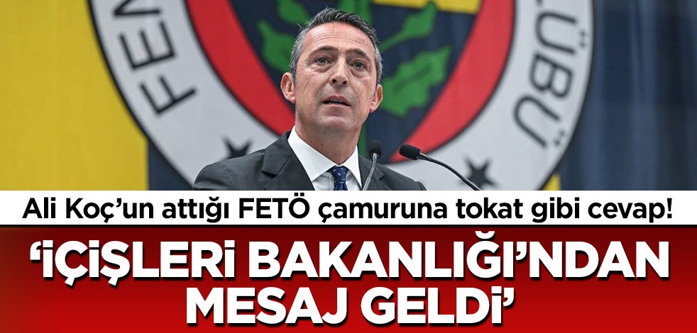 Ali Koç’un attığı FETÖ çamuruna tokat gibi cevap! "Sahtekarlara inanmayın" deyip öyle bir tiye aldılar ki…