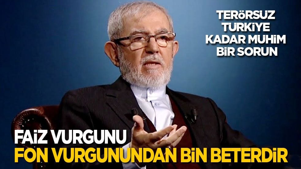 Ali Rıza Demircan: Faiz vurgunu fon vurgunundan bin beterdir! Cumhurbaşkanı ve TBMM ayağa kalkmalıdır!
