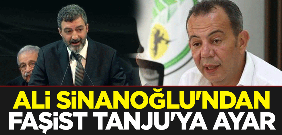 Ali Sinanoğlu'ndan faşist Tanju Özcan'a 'soytarı' ayarı