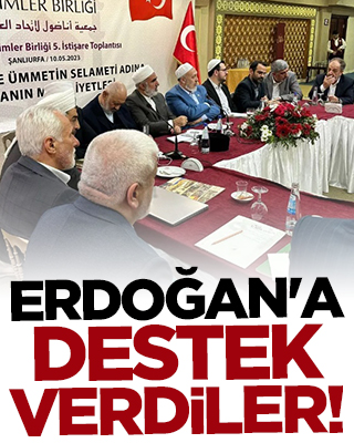 Alimler Birliğinden Cumhurbaşkanı Erdoğan’a destek