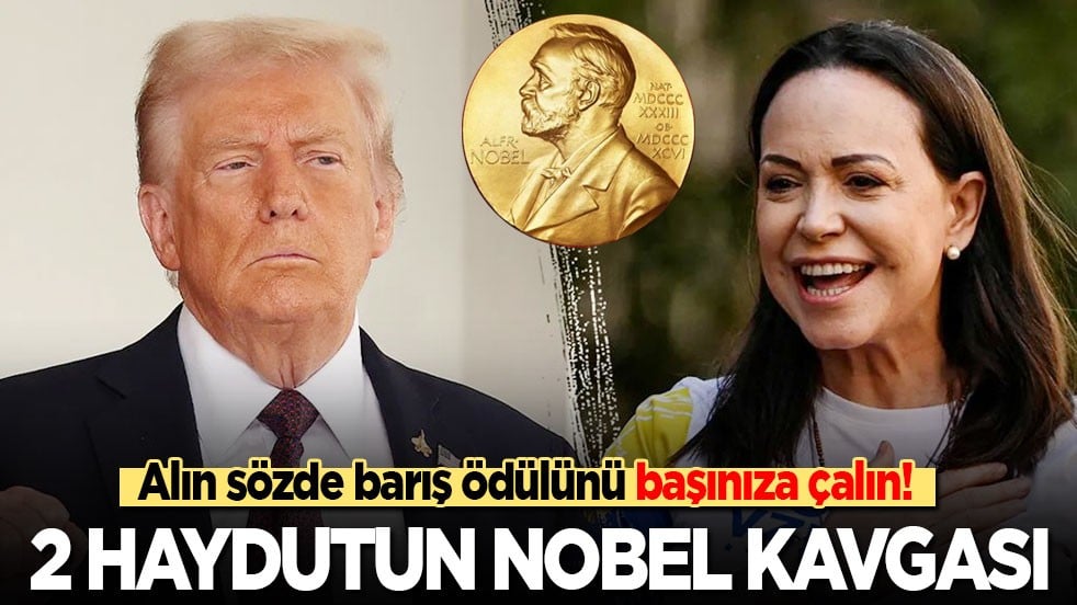 Alın sözde barış ödülünü başınıza çalın! 2 haydutun Nobel kavgası