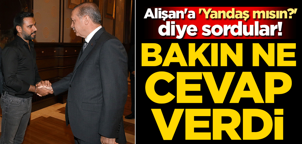 Alişan'a 'Yandaş mısın?' diye sordular! Bakın ne cevap verdi
