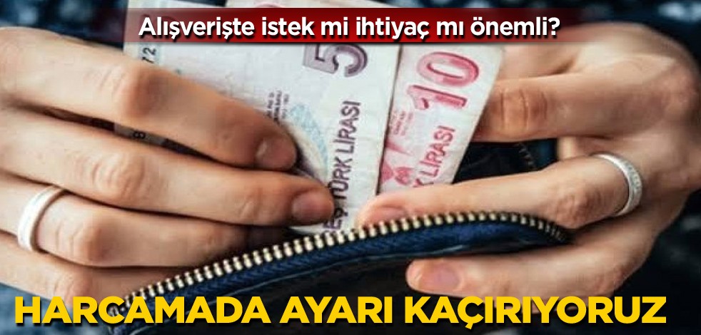 Alışverişte istek mi ihtiyaç mı önemli? Harcamada ayarı kaçırıyoruz!