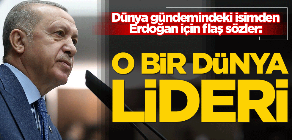 Aliyev: Erdoğan bir dünya lideri