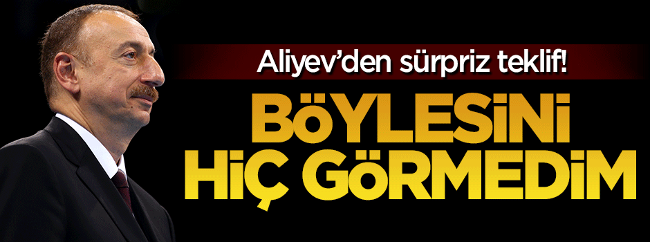 Aliyev'den Sarkisyan'a sert sözler: Bir cümlede 4 yalan söylüyor