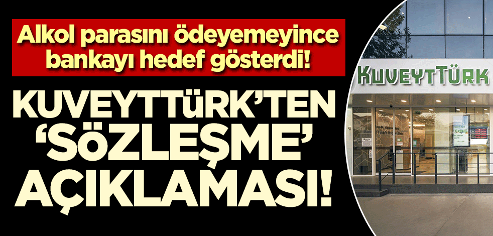 Alkol parası çekemeyince sosyal medyada hedef gösterdi! Kuveyttürk'ten 'sözleşme' açıklaması geldi