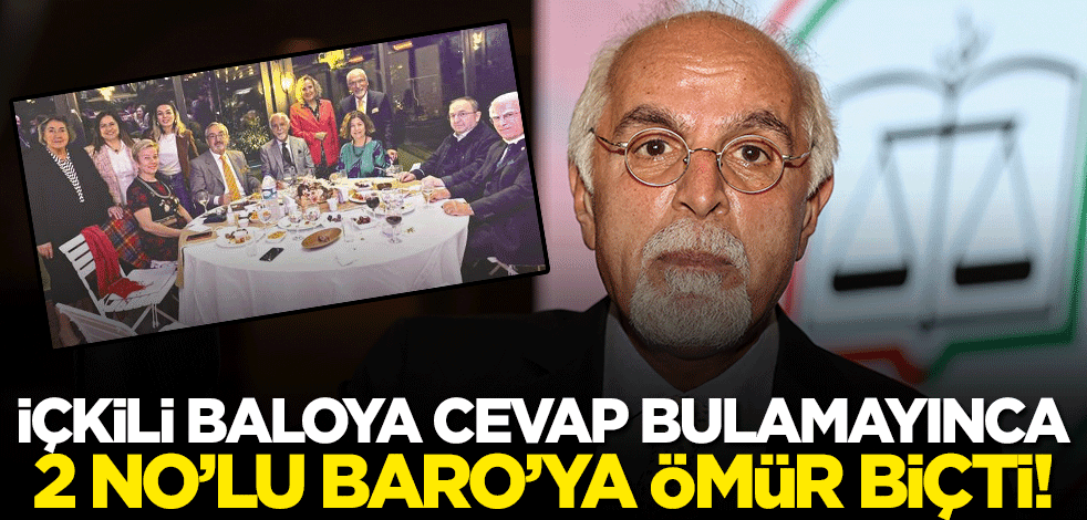 Alkollü kutlamanın hesabını veremeyen Durakoğlu, 2 No'lu Baro'ya ömür biçti!