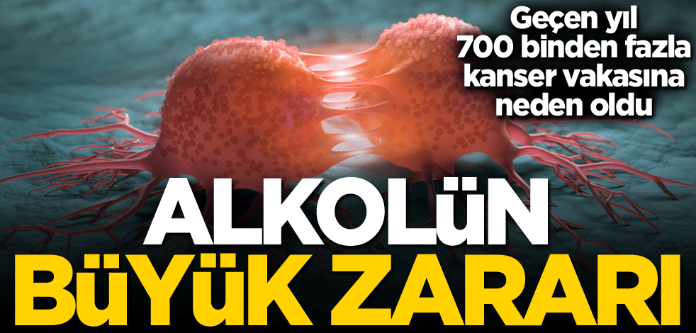 Alkolün büyük zararı! Geçen yıl 700 binden fazla kanser vakasına neden oldu