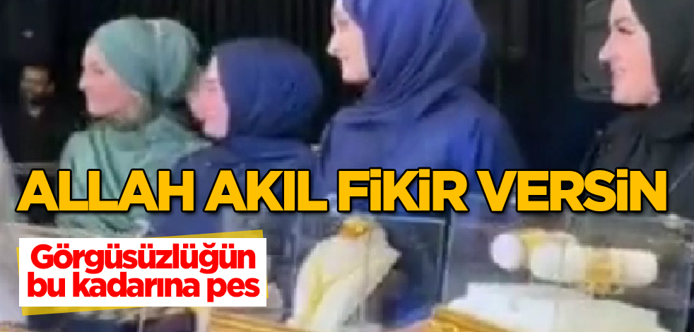 Allah akıl fikir versin! Erzincan'daki düğünde, geline takılan takılar cam kutuda taşındı