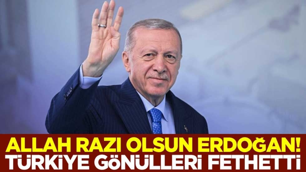 Allah razı olsun Erdoğan! Türkiye'den yardım eli