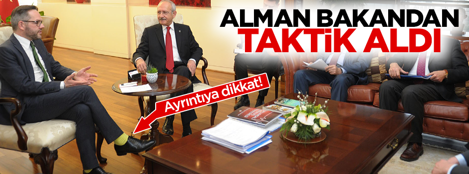 Alman Bakan Kılıçdaroğlu'nu ziyaret etti
