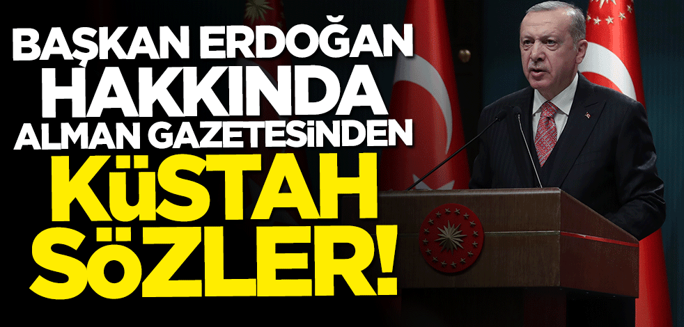 Alman Bild gazetesinden Başkan Erdoğan hakkında küstah sözler