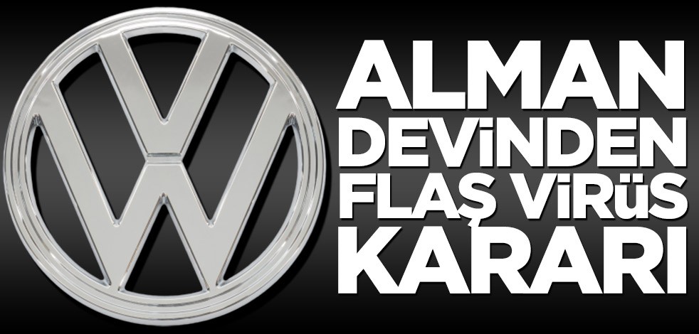 Alman devinden flaş koronavirüs kararı!