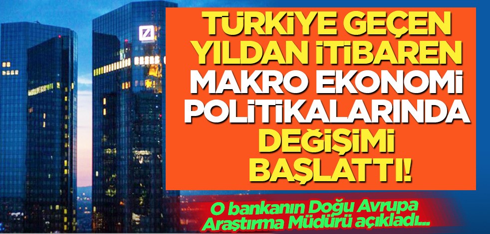 Alman devinden Türkiye yorumu! Deutsche Bank: Türkiye'de güçlü bir süreci bekliyoruz