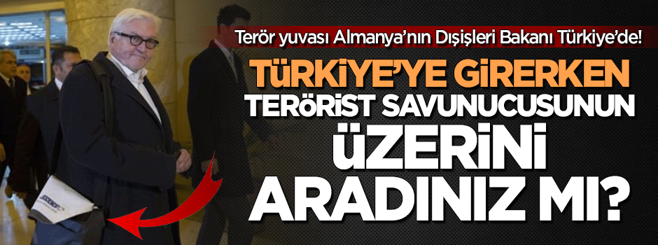 Alman Dışişleri Bakanı Ankara'ya geldi