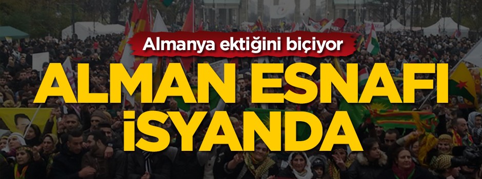 Alman esnafın PKK isyanı