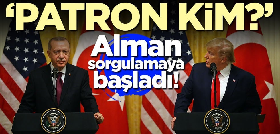 Alman görüşme sonrası sorgulamaya başladı! 'Patron kim?'