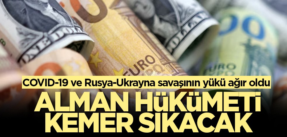 Alman hükümeti kemer sıkacak