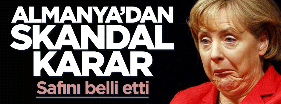 Alman hükümetinden skandal karar