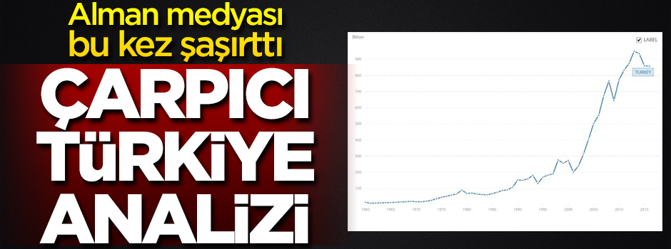 Alman medyası bu kez şaşırttı... Çarpıcı Türkiye analizi