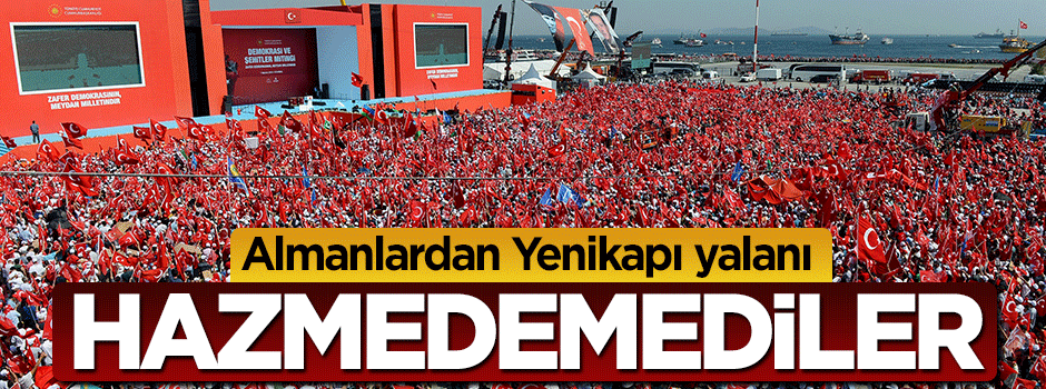 Alman medyasından Yenikapı mitingi yalanı