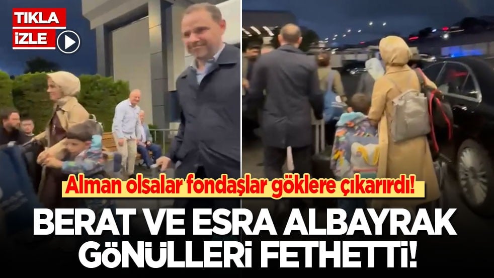 Alman olsalar fondaşlar göklere çıkarırdı! Berat ve Esra Albayrak gönülleri fethetti