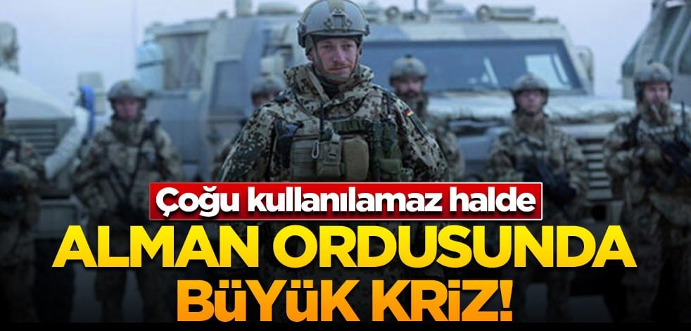 Alman ordusunda büyük kriz! Çoğu kullanılamaz halde