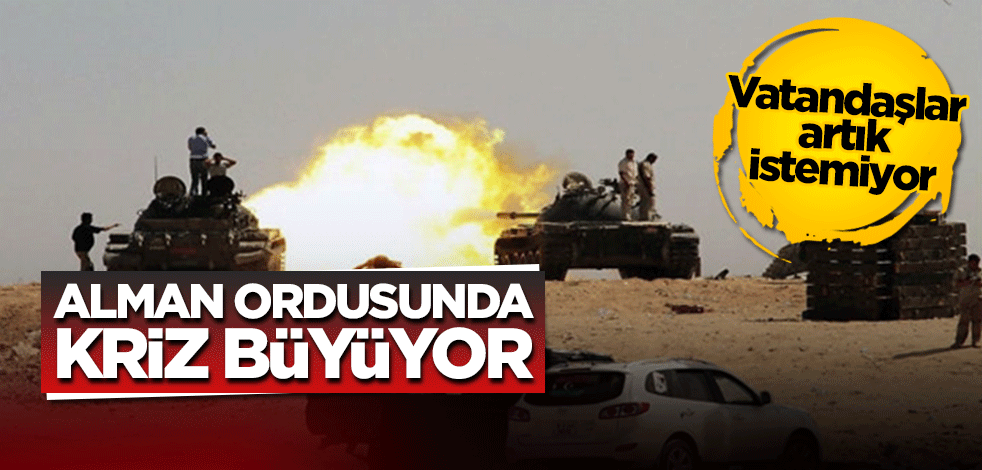  Alman ordusunda kriz büyüyor! Vatandaşlar artık istemiyor