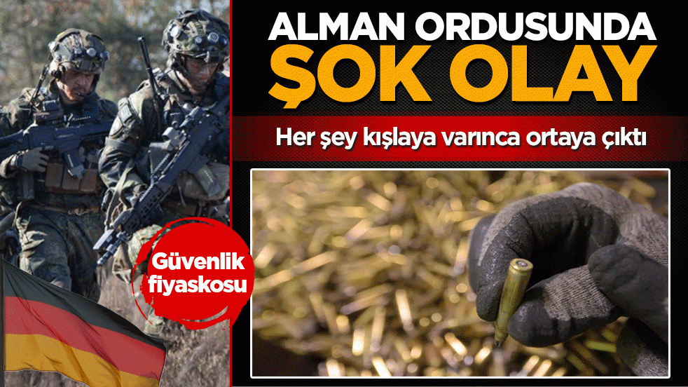 Alman ordusunda şok olay: Her şey kışlaya varınca ortaya çıktı