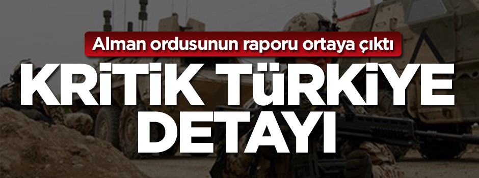 Alman ordusunun gizli raporu ortaya çıktı