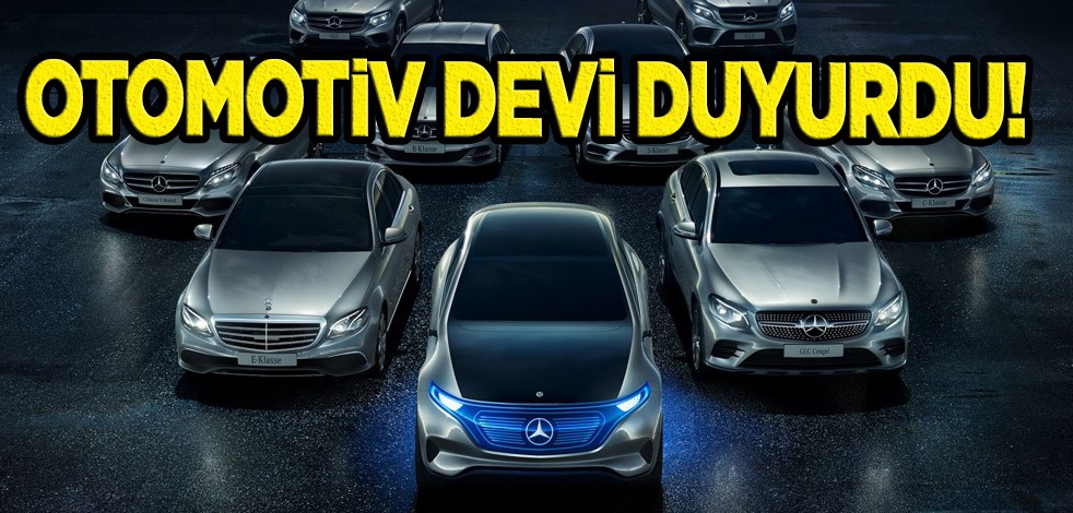 Alman otomotiv devi duyurdu! Mercedes-Benz'in Çin'deki satışları düştü: Bakın düşüşün sebebi ne!