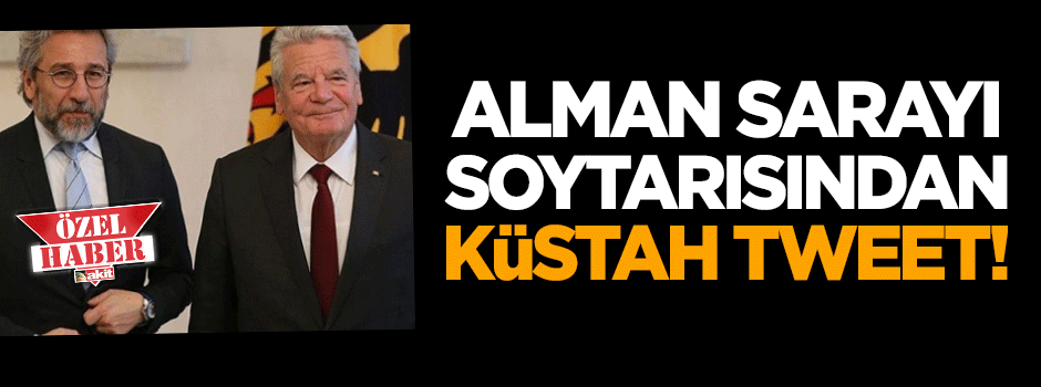 Alman sarayı soytarısından küstah tweet!